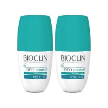 Bioclin Deo Control Roll On 1+1 Δώρο αποσμητικό χωρίς αλκοόλ